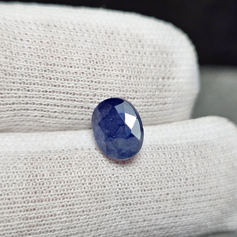 نگین سنگ یاقوت کبود معدنی کد  36406