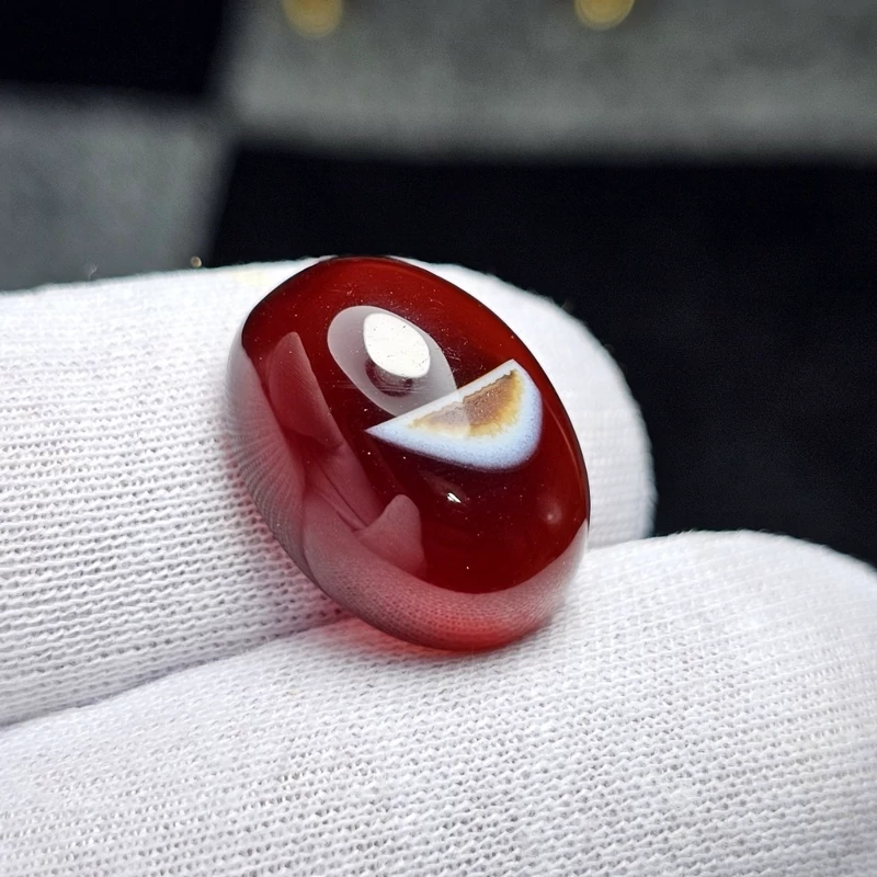 نگین سنگ عقیق معدنی خراسانی طرح خاص کد 34478