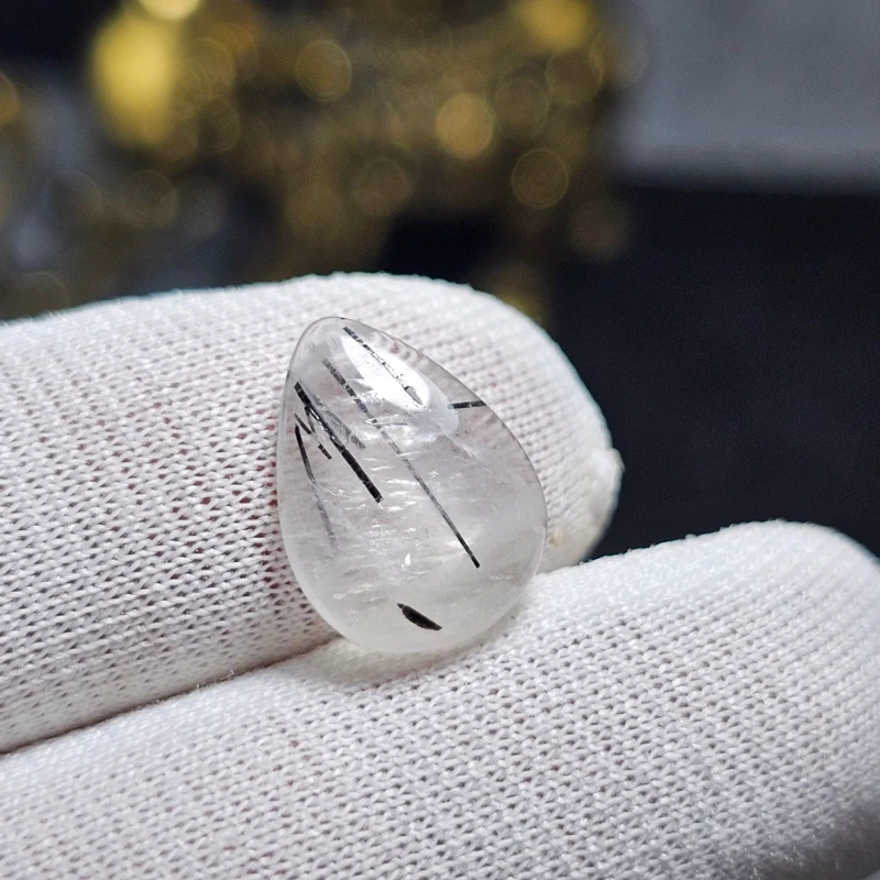 نگین سنگ طبیعی در مویی معدنی کد 34807