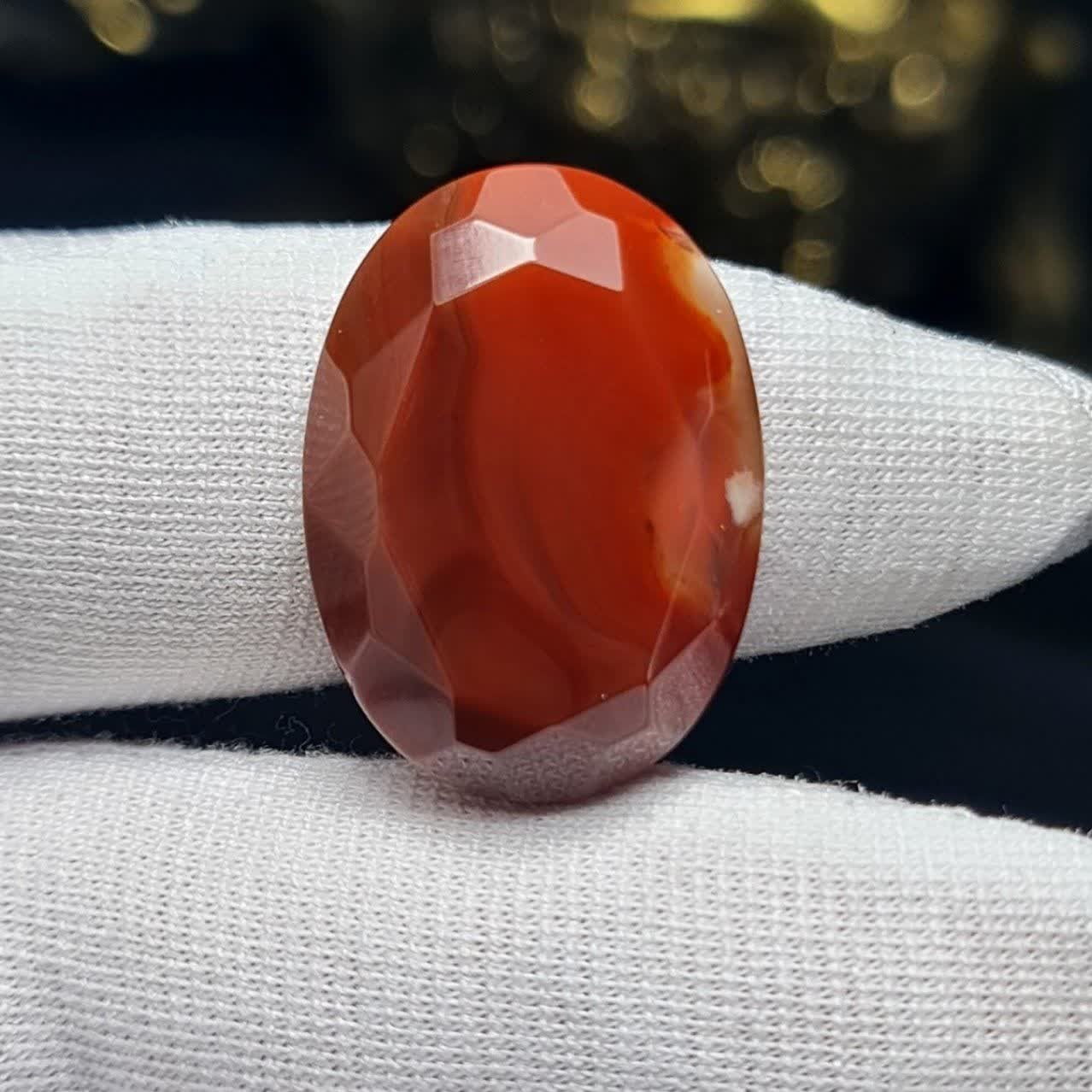 نگین سنگ عقیق معدنی تراش فست   کد  T2426
