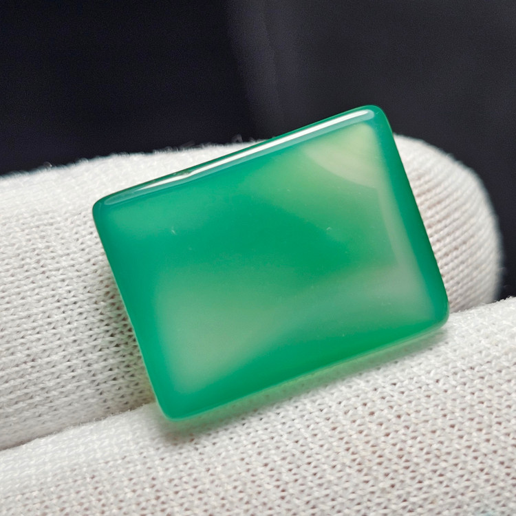 نگین سنگ عقیق سبز معدنی خراسان کد T2561