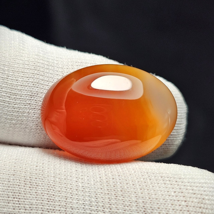 نگین سنگ عقیق کارنلین معدنی کد T2589