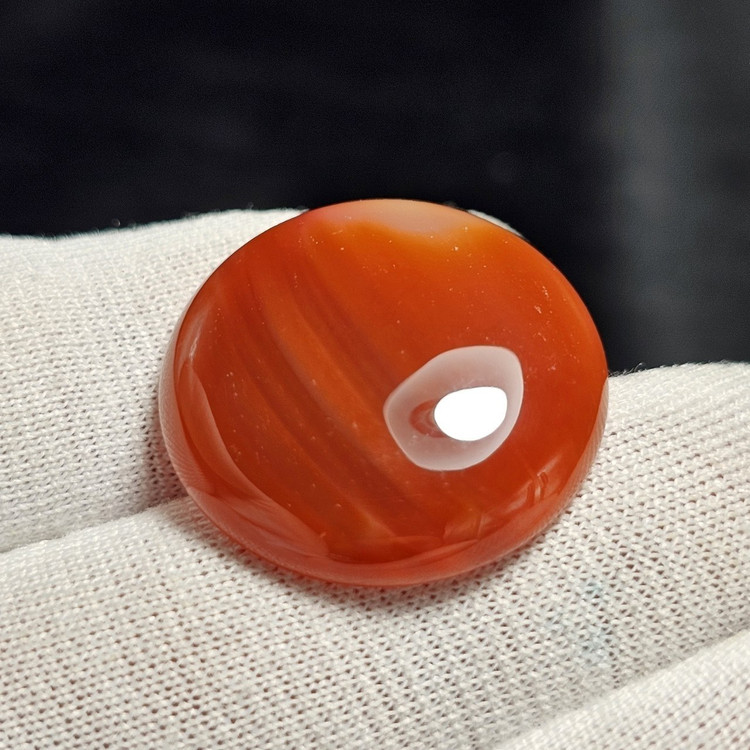 نگین سنگ عقیق کارنلین معدنی کد T2592